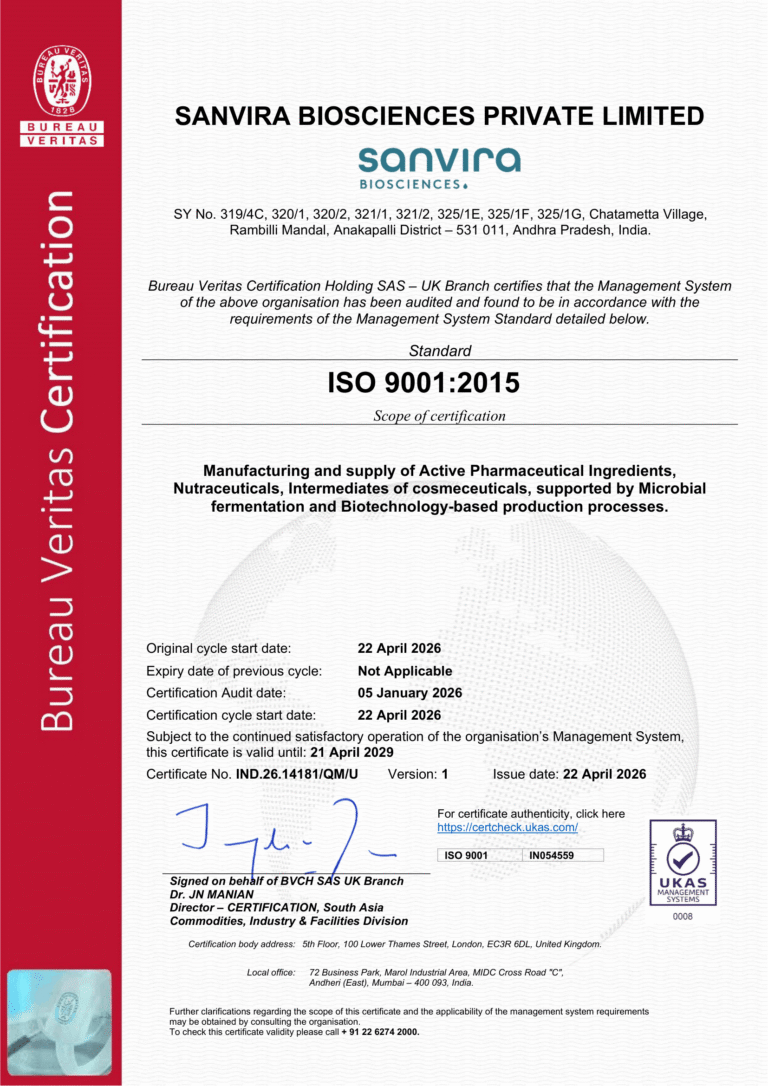 ISO Certificate 9001-2015
